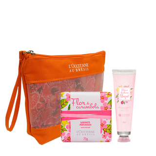 Combo Nécessaire, Sérum de Mãos e Sabonete Perfumado Pomar de Flores